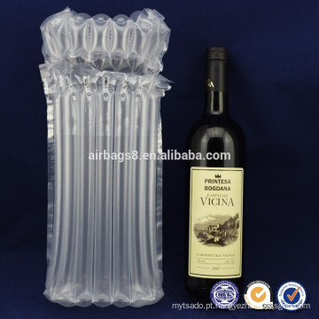 Saco de embalagem protetora para garrafa de vinho do coxim de ar de vinho à prova de choque barato por atacado fábrica de enchimento